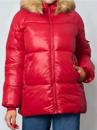 Pikovana puffer jakna