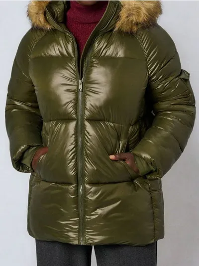 Pikovana puffer jakna