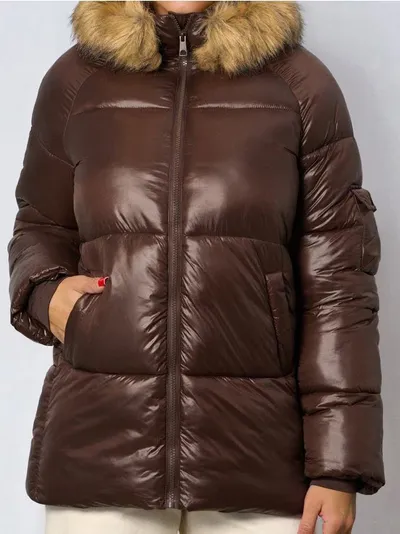 Pikovana puffer jakna