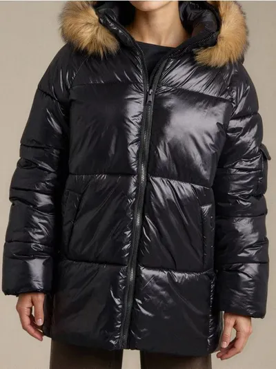 Pikovana puffer jakna