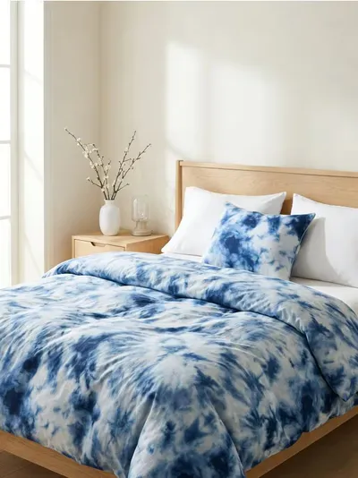 Set posteljine s tie-dye efektom