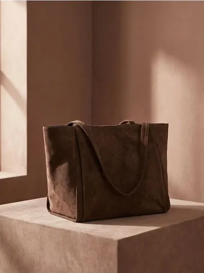 Shopper torba od imitacije brušene kože