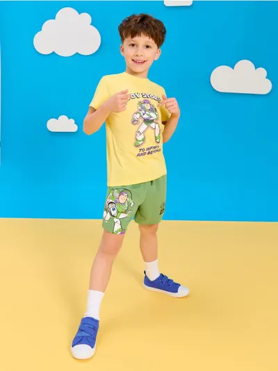 Pamučne kratke hlače s printom Toy Story