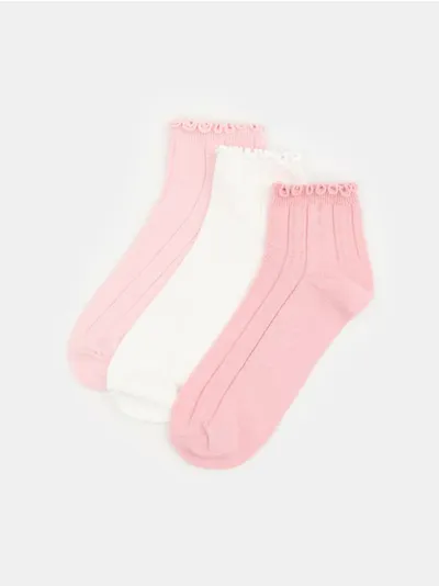Rebraste čarape 3 pack
