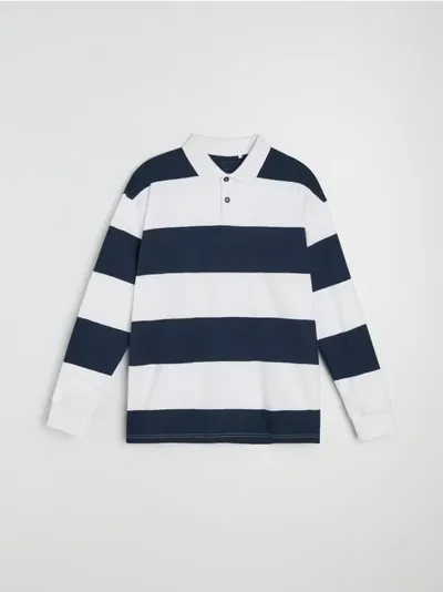 Pamučna polo majica na pruge