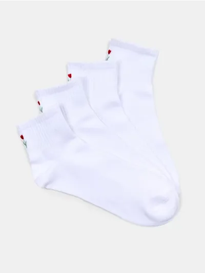 rebraste čarape 4 pack