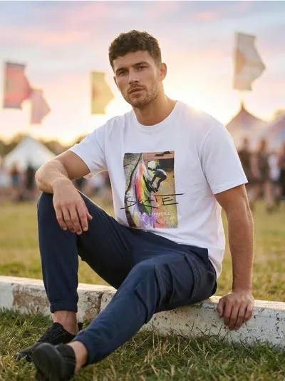 Pamučna majica s kratkim rukavima sa skaterskim motivom