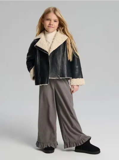 Wide leg hlače