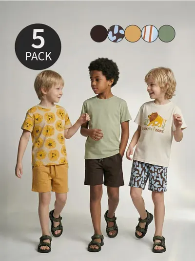 Šorc trenerka sa udjelom pamuka 5 pack