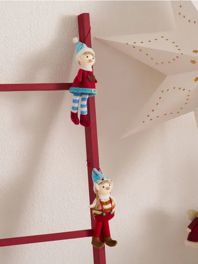 Božićne dekoracije u obliku vilenjaka 2 pack
