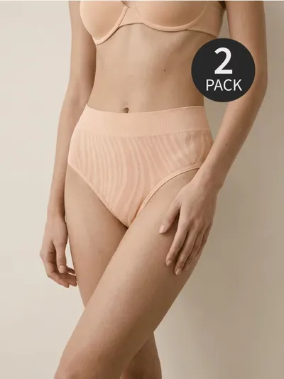 Tanga gaćice visokog struka 2 pack