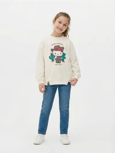 Dukserica s okruglim izrezom i printom Hello Kitty