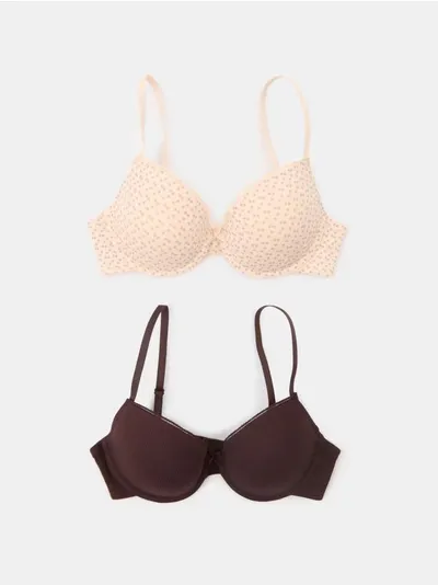 Rebrasti podstavljeni grudnjaci 2 pack