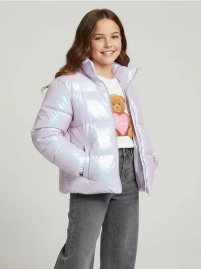 Pikovana puffer jakna