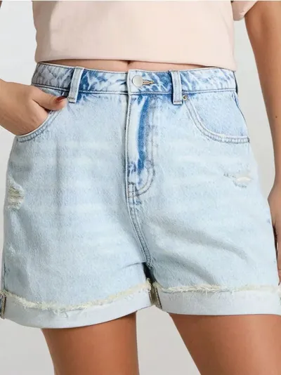 Farmer šorts mom fit