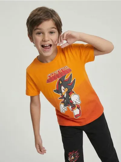 Pamučna majica s printom Sonic the Hedgehog