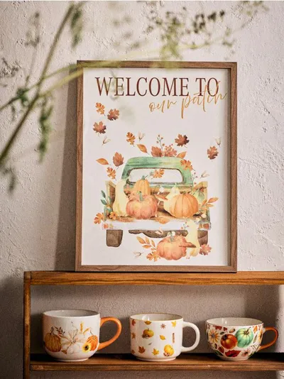 Jesenji poster u okviru