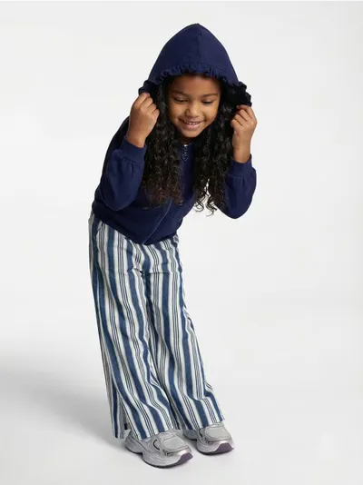 Wide leg farmerke