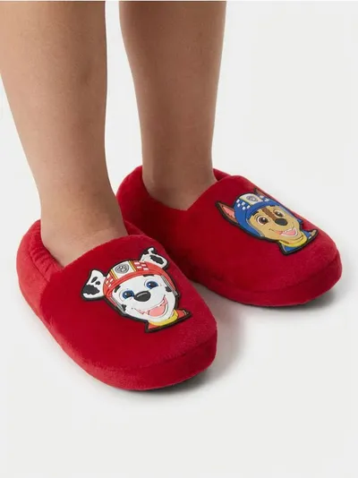 Plišane papuče sa gumenim zakrpama PAW Patrol