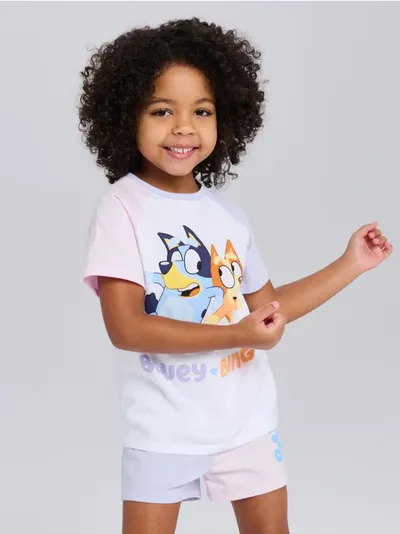 Dvodijelna pamučna pidžama Bluey