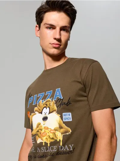 Pamučna majica s printom Looney Tunes