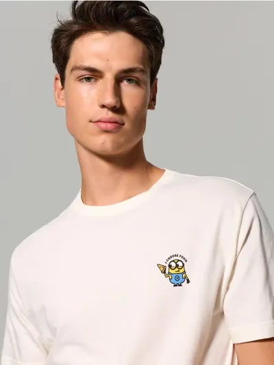 Pamučna majica s printom Minions