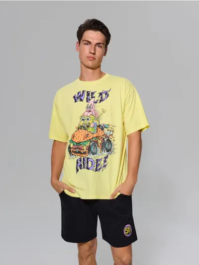 Dvodijelna pamučna pidžama SpongeBob