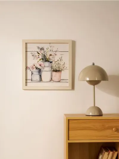 Zidna slika s cvjetnim motivom