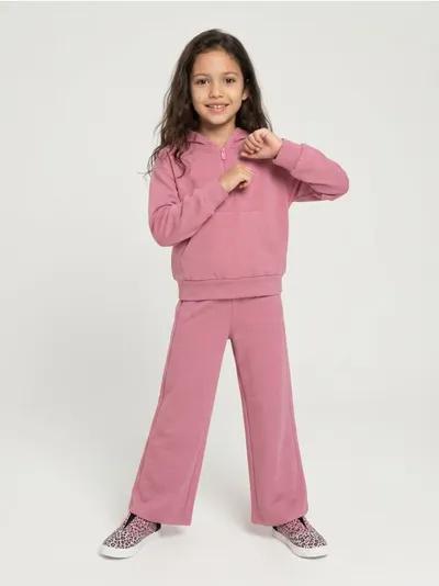 Wide leg pantalone sa mješavinom viskoze Active