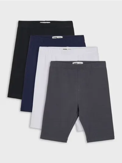 Basic pamučne biciklističke helanke 4 pack
