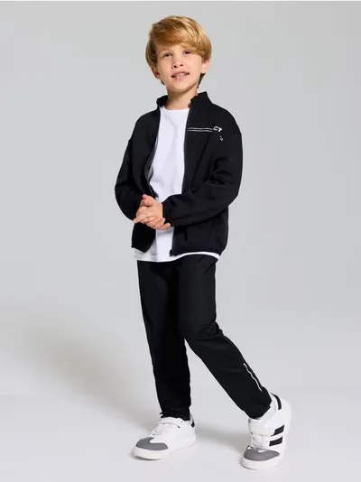 Slim fit sportske pantalone s reflektirajućim detaljima Active