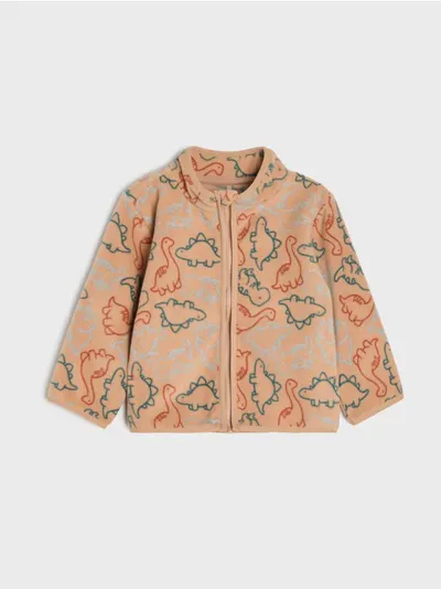 Fleece dukserica s motivom dinosaurusa