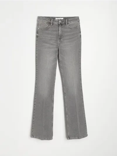 Flare mid waist farmerke
