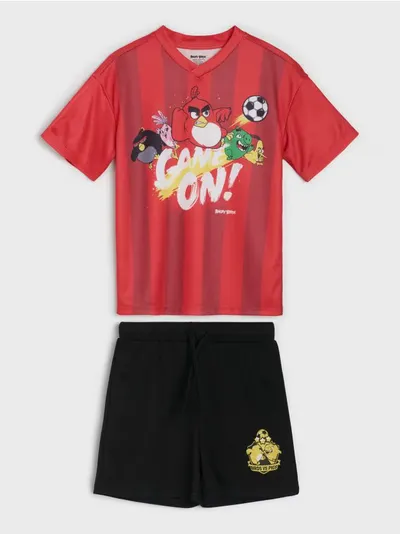 Komplet majice i šorca Angry Birds