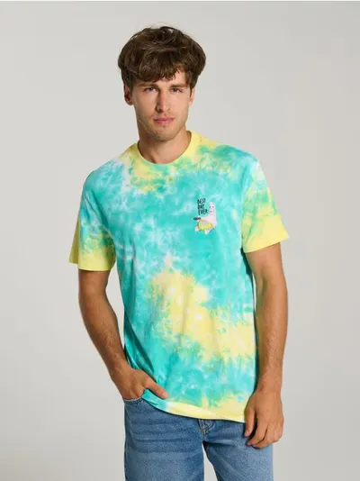 Pamučna majica s tie-dye efektom SpongeBob