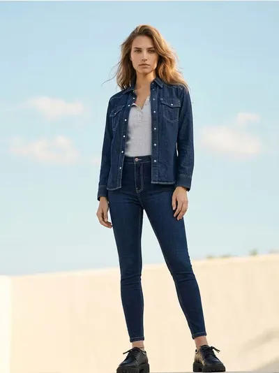 Skinny fit farmerke