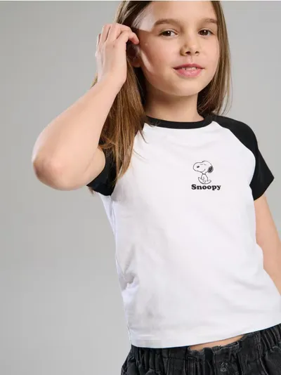 Pamučna majica s printom Peanuts