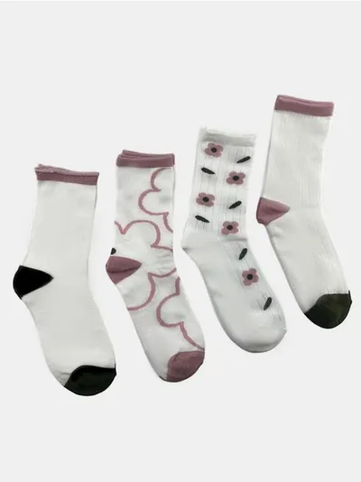 Set dugih čarapa 4 pack