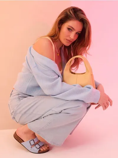 Comfort wide leg farmerke sa srednjim strukom