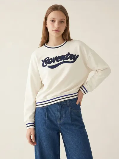 Crewneck dukserica s natpisom