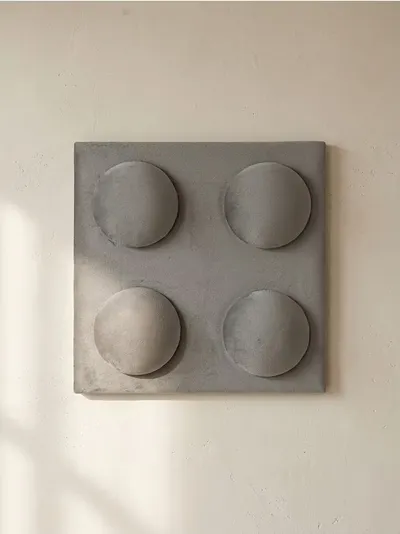 Baršunasti tapacirani panel u obliku kocke