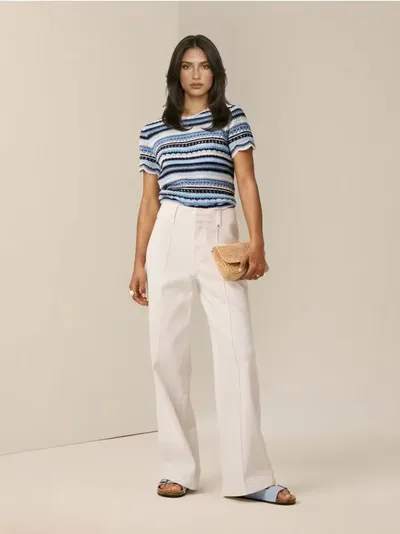 Wide leg comfort farmerke s prošivima