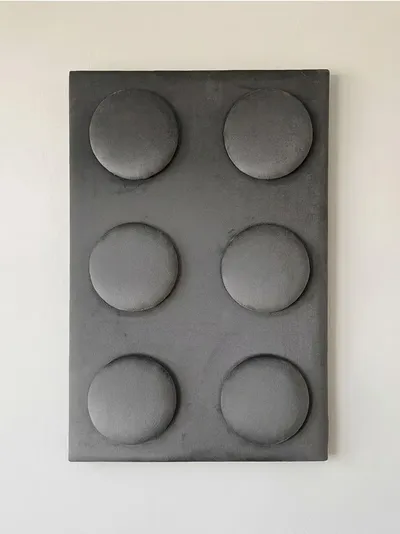 Baršunasti tapacirani panel u obliku kocke