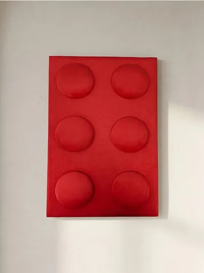 Baršunasti tapacirani panel u obliku kocke