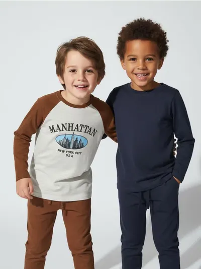 Pamučna majica s printom 2 pack