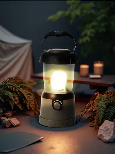 Kamperska lampa s funkcijom prigušivanja