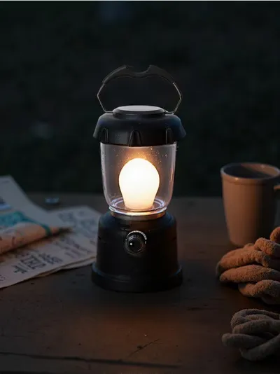 Kamperska lampa s funkcijom prigušivanja