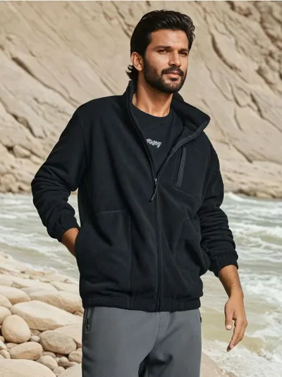 Fleece dukserica sa džepovima