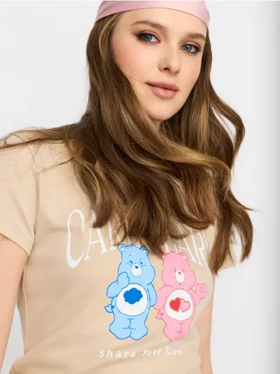 Pamučna majica kratkih rukava Care Bears