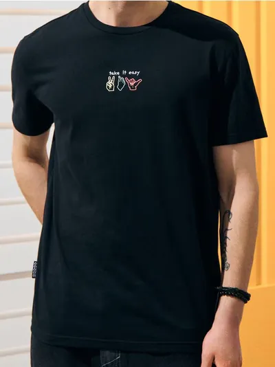 Majica sa dvostranim šljokicama